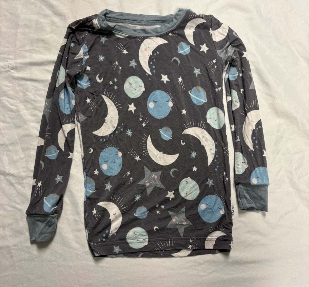 Little Sleepies Long Sleeve Pajama Set To The Moon & Back 2T
